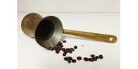 Pot à café turc en laiton Vintage